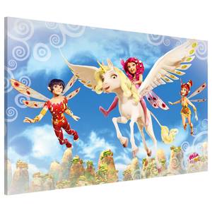 Magneetbord Mia and Me - Boven de Wolken staal/speciale vinylfolie - meerdere kleuren - 90 x 60 cm