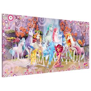 Magneetbord Mia and Me staal/speciale vinylfolie - meerdere kleuren