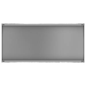 Magneetbord Shabby Betonoptik staal/speciale vinylfolie - grijs - 78 x 37 cm