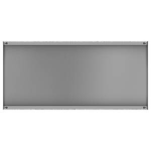 Magneetbord Betonstenen look staal/speciale vinylfolie - grijs - 78 x 37 cm