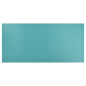 Magneetbord Colour staal/speciale vinylfolie - Turquoise - 78 x 37 cm