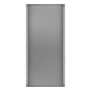 Magneetbord Betonstenen look staal/speciale vinylfolie - grijs - 37 x 78 cm