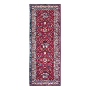 Tapis de couloir Maschad Orkun Polyester - Rouge / Multicolore