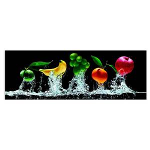 Tableau déco en verre Tutti Frutti Verre de sécurité - Multicolore