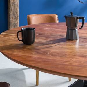 Table Gerde Acacia massif / Fer - Acacia / Anthracite