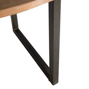 Bureau d’angle Domme Acacia massif / Fer - Acacia / Anthracite