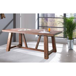 Eettafel Haybes oud hout, acaciahout