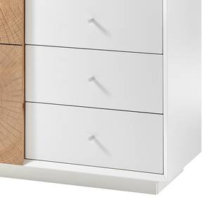 Dressoir Crecora II wit/eikenhouten look