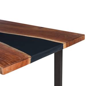 Eettafel Lalley massief acaciahout/ijzer - acaciahout/antracietkleurig