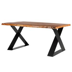 Table Firfol Acacia massif / Fer - Acacia / Anthracite