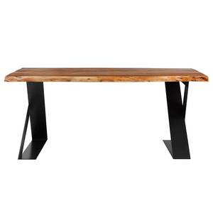 Table Firfol Acacia massif / Fer - Acacia / Anthracite