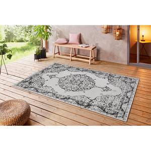 Tapis Jarrier Polypropylène - Crème / Noir - 80 x 150 cm