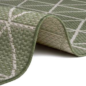 Tapis Audrieu II Polypropylène - Vert / Beige - 80 x 150 cm