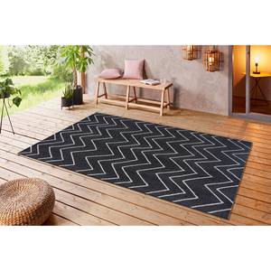 Teppich Curel Polypropylen - Schwarz / Creme - 120 x 170 cm