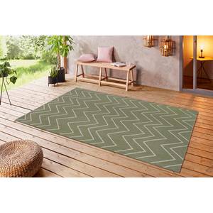 Tapis Curel Polypropylène - Vert / Beige - 200 x 290 cm