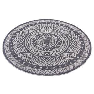 Tapis Hauville Polypropylène - Gris / Argenté - Diamètre : 120 cm