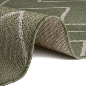 Vloerkleed Curel polypropeen - Groen/beige - 160 x 230 cm