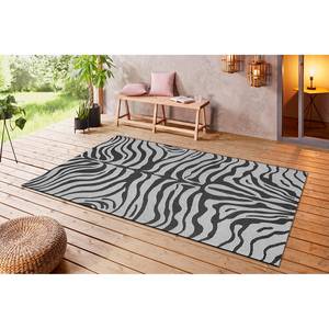 Teppich La Chaux Polypropylen - Schwarz / Creme - 120 x 170 cm