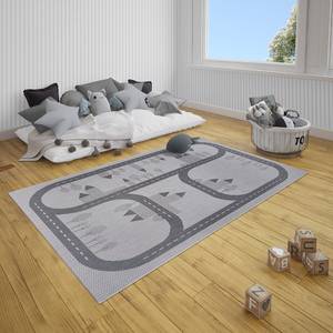 Tapis enfant Douville Polypropylène - Argenté - 80 x 150 cm