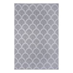 Teppich Lascelle Polypropylen - Silber / Grau - 80 x 150 cm