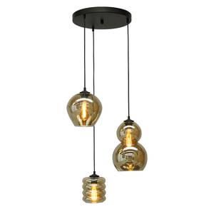 Hanglamp Quinto IV rookglas/staal - 3 lichtbronnen