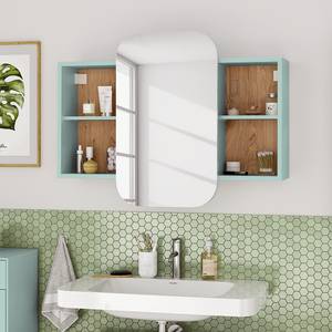 Armoire toilette LINDHOLM porte couliss. Menthe