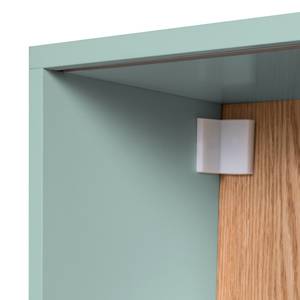 Armoire toilette LINDHOLM porte couliss. Menthe