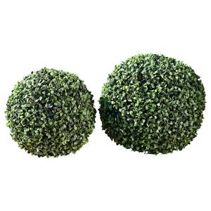 Kunstpflanze Buchsbaumkugel Kunststoff - Grün