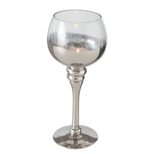 Windlicht Minou III (3-delig) glas - zilverkleurig