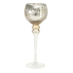 Windlicht Manou IV (3-teilig) Glas - Champagner