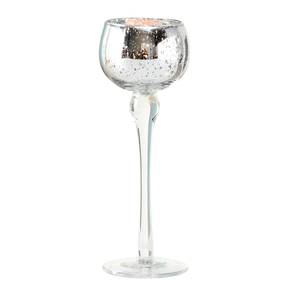 Windlicht Minou I (3-delig) glas - Zilver