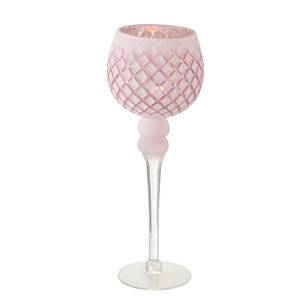 Windlicht Manou VIII (3-delig) glas - roze