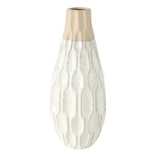 Vase Malia II Steingut - Creme