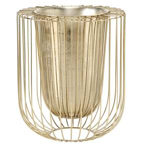 Vase Damya Aluminium - Gold