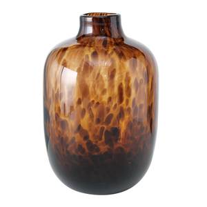Vaas Leopard glas - bruin
