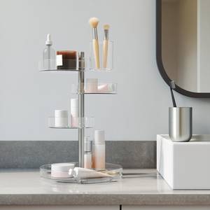 Kosmetik Organizer Pirouette Kunststoff  - Transparent / Nickel