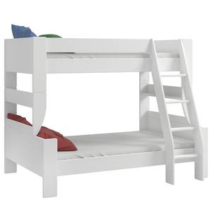 Familienbett Steens for Kids Weiß - Holzwerkstoff - 164 x 207 x 144 cm
