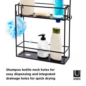 Etagère de douche Cubiko Fer - Noir