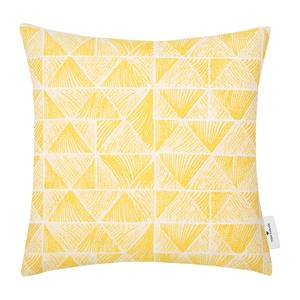 Kissenbezug Squared Triangle Baumwolle / Polyester - Gelb