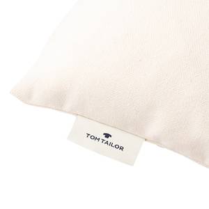 Federa per cuscino Fluffy Rhombus Poliestere / Cotone - Bianco crema