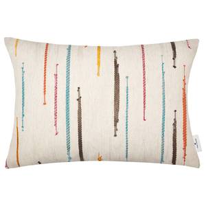 Housse de coussin Threads Tissu mélangé - Multicolore