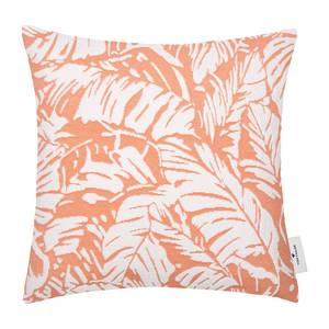 Housse de coussin Highlight Leaves II Coton / Polyester - Orange