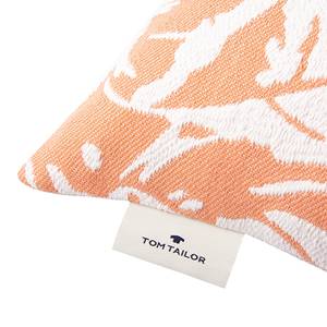 Housse de coussin Highlight Leaves II Coton / Polyester - Orange