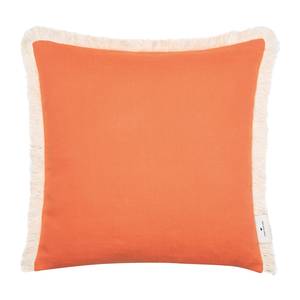 Kissenbezug Fringed Cotton Baumwolle - Orange