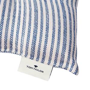 Galette de chaise Fresh Stripe Polyester - Bleu