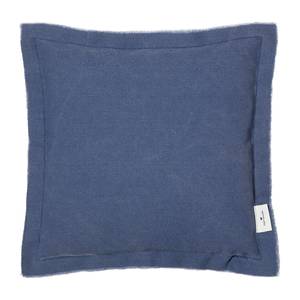 Kissenbezug Washed Fringes Baumwolle / Polyester - Marineblau