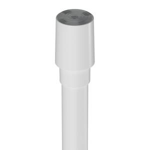 Tringle à rideaux Anywhere Acier / Matière plastique - Blanc