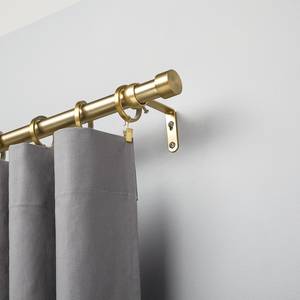 Gordijnroede Cappa II (1 rails) staalkleurig - Goud - Breedte: 309 cm