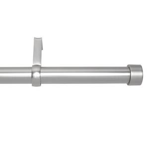 Gardinenstange Cappa II (1-läufig) Stahl - Silber - Breite: 309 cm