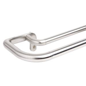 Double tringle à rideaux nickel mat Twil Aluminium - Nickel